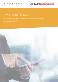 Investment Research: A value-driven roadmap for improving engagement