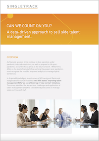 Can we count on you? A data-driven approach to sell side talent management